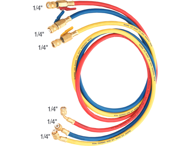 Charging Hoses (With Ball Valve)
